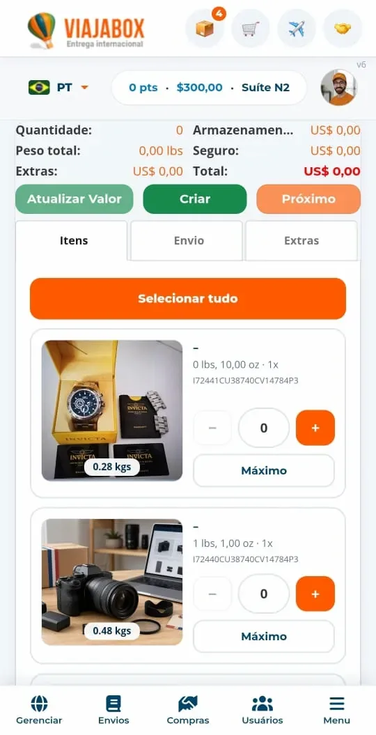 Leve a ViajaBox no bolso 📱